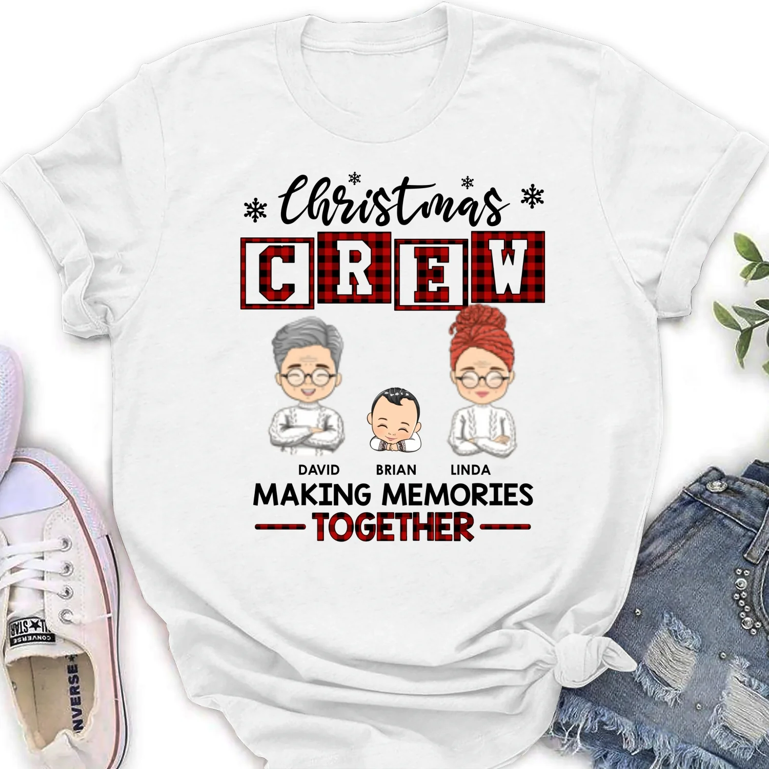 Christmas Crew - Personalized Custom Shirt - Image 15