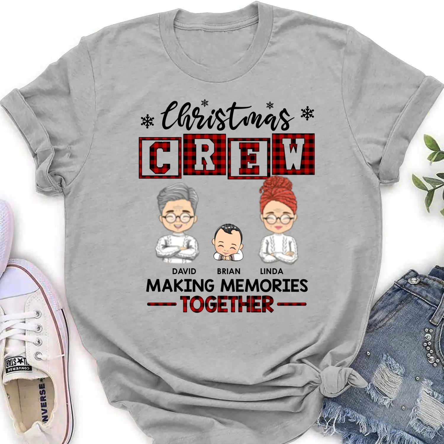 Christmas Crew - Personalized Custom Shirt - Image 16