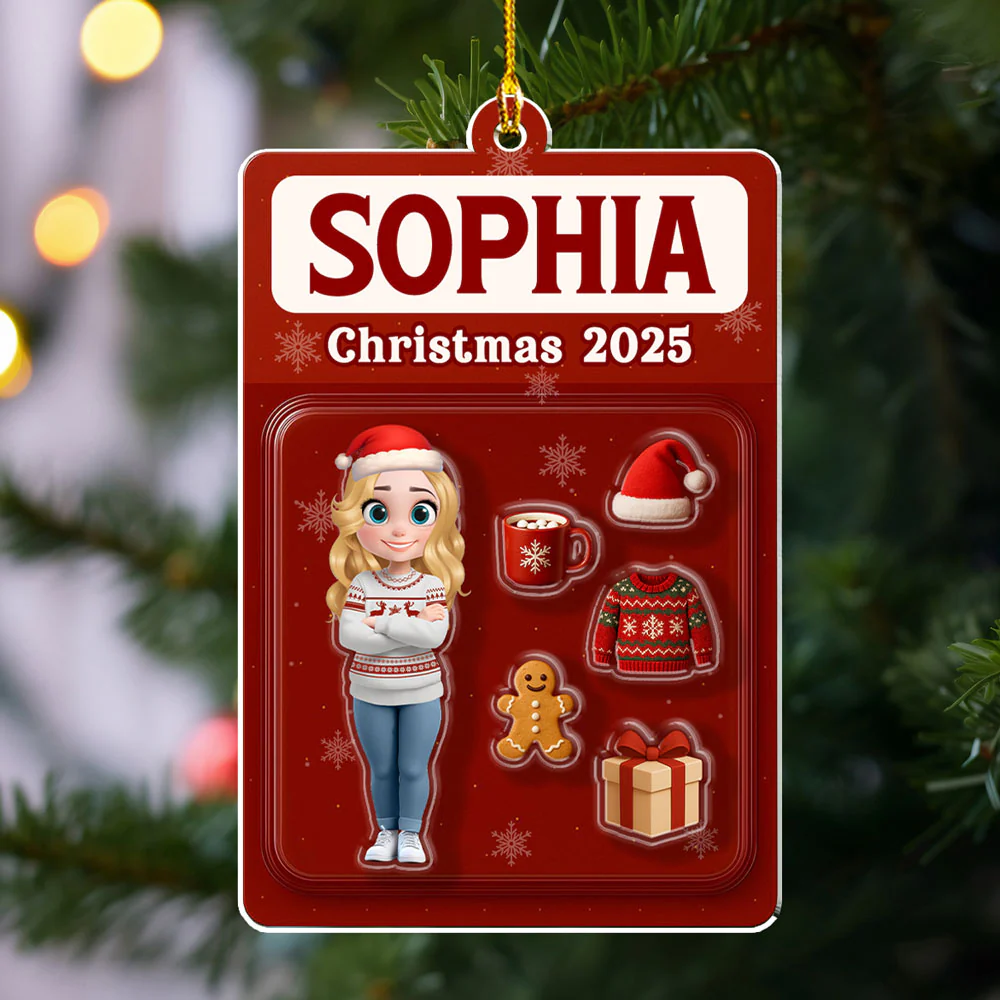Christmas Kit - Personalized Custom Acrylic Ornament - Image 2