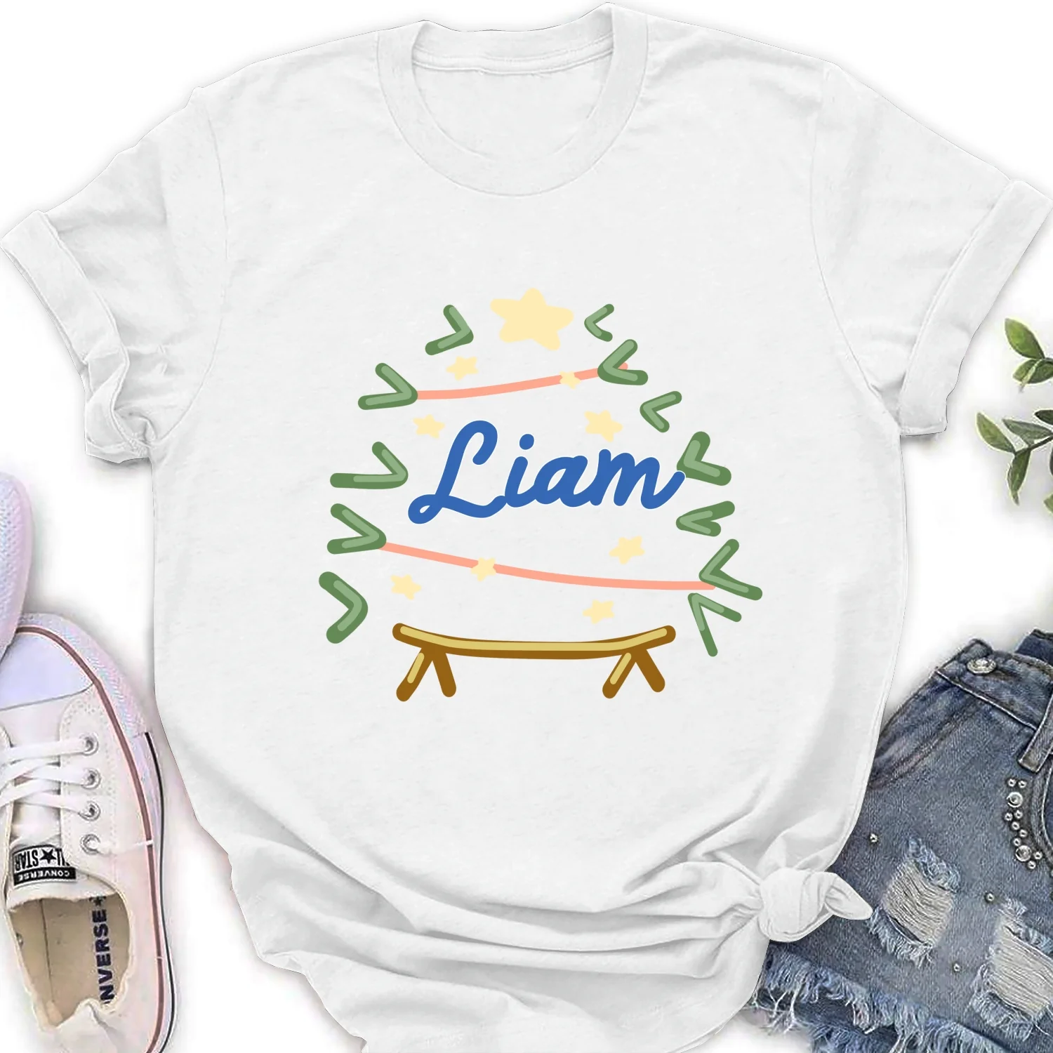 Christmas Name - Personalized Custom Shirt - Image 16