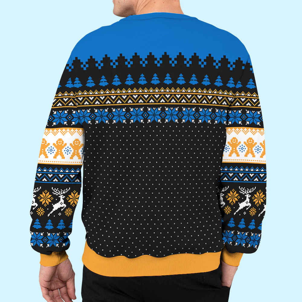 Christmas Together - Personalized Custom All-Over-Print Sweatshirt - Image 6