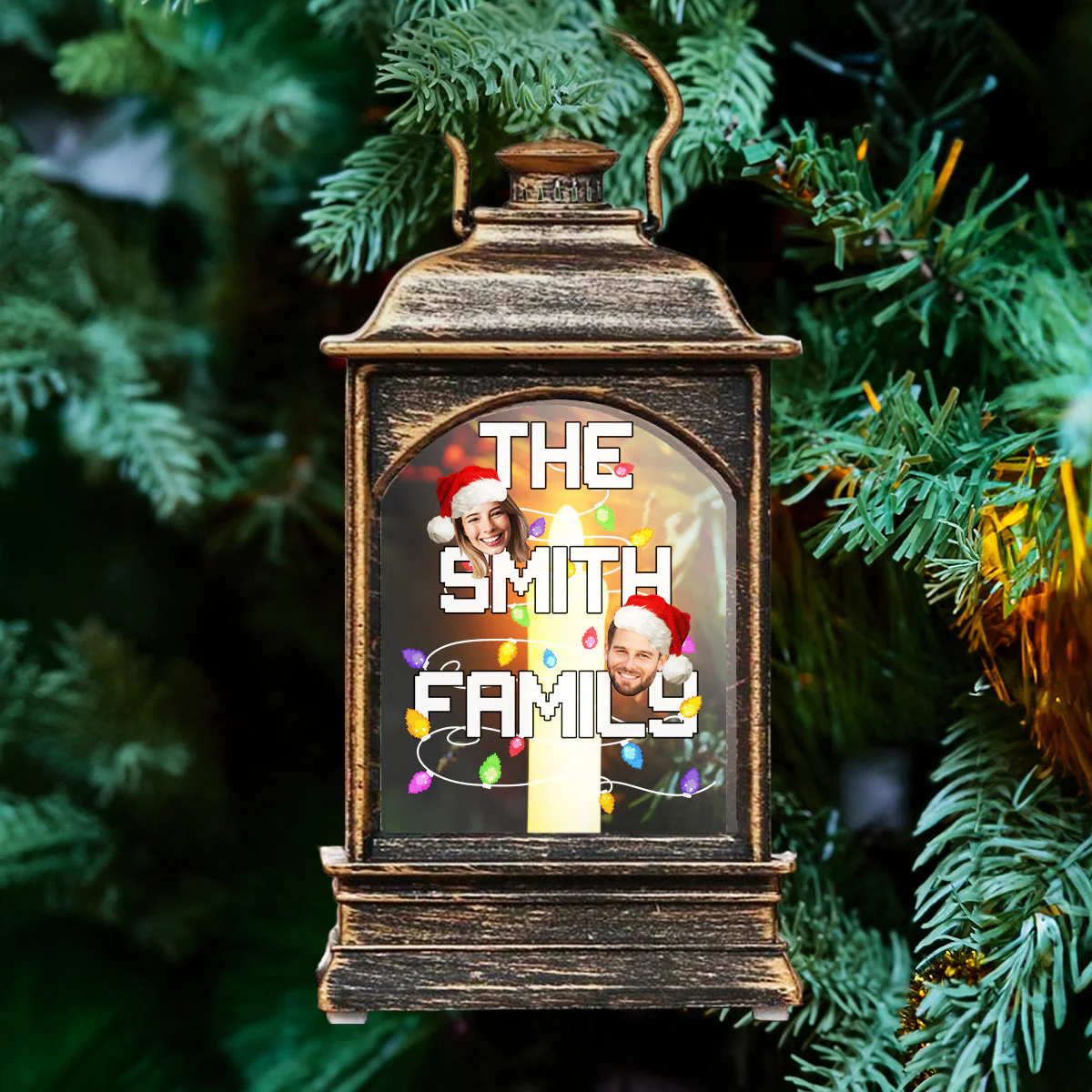 Christmas Tree - Personalized Custom Christmas Wind Lamp - Image 5