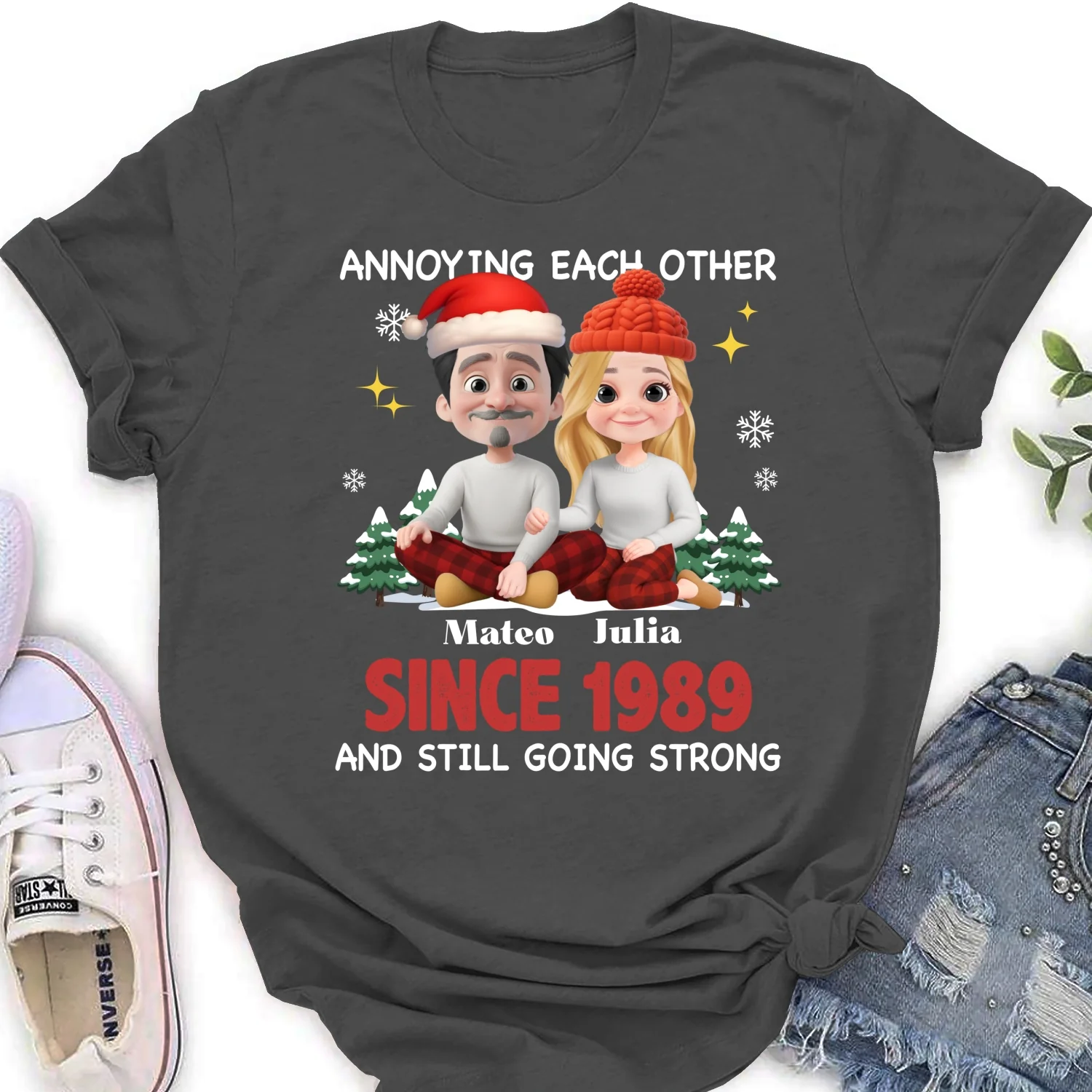 Christmas With You - Personalized Custom Shirt - Image 16