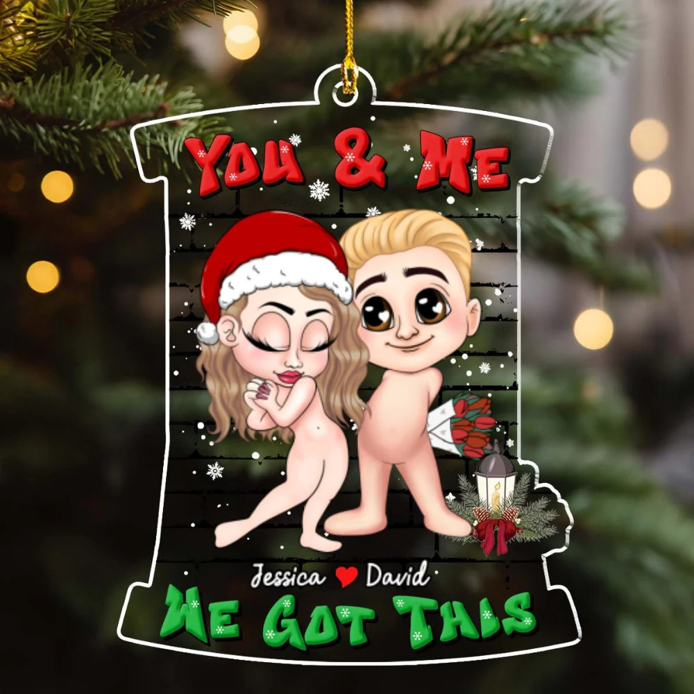 Christmas Y2K - Personalized Custom Acrylic Ornament - Image 6