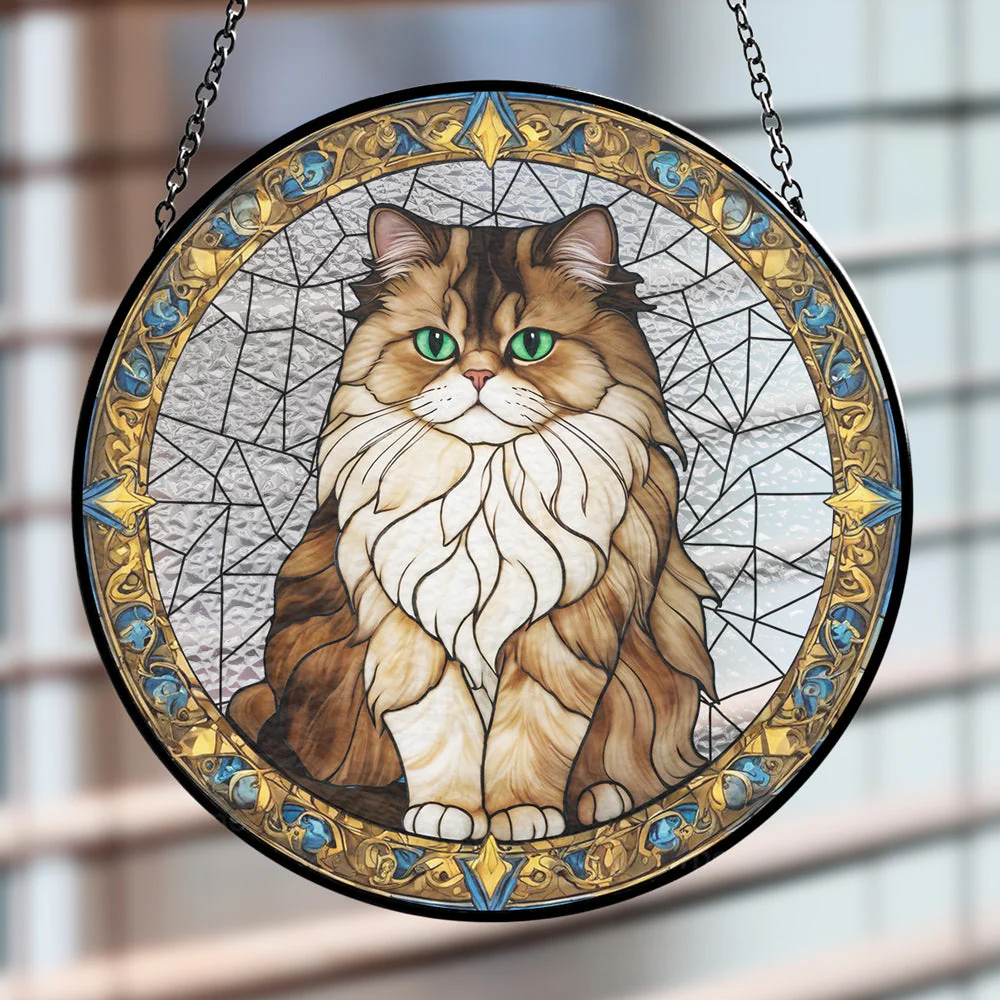 Circle Pet Face - Personalized Custom Window Hanging Suncatcher - Image 5