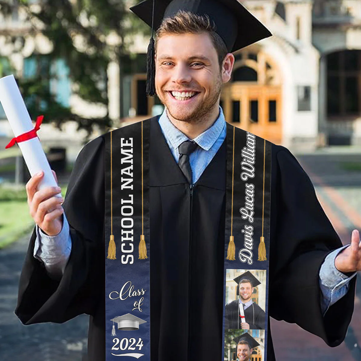 Class Of 2025 - Personalized Custom Graduation Stole - Image 5