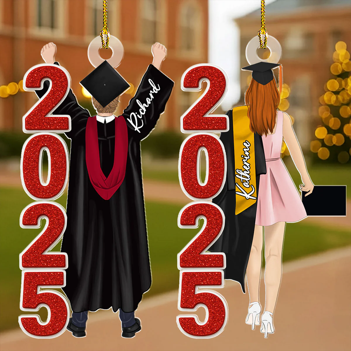 Class Of 2025 2026 - Personalized Custom Acrylic Ornament