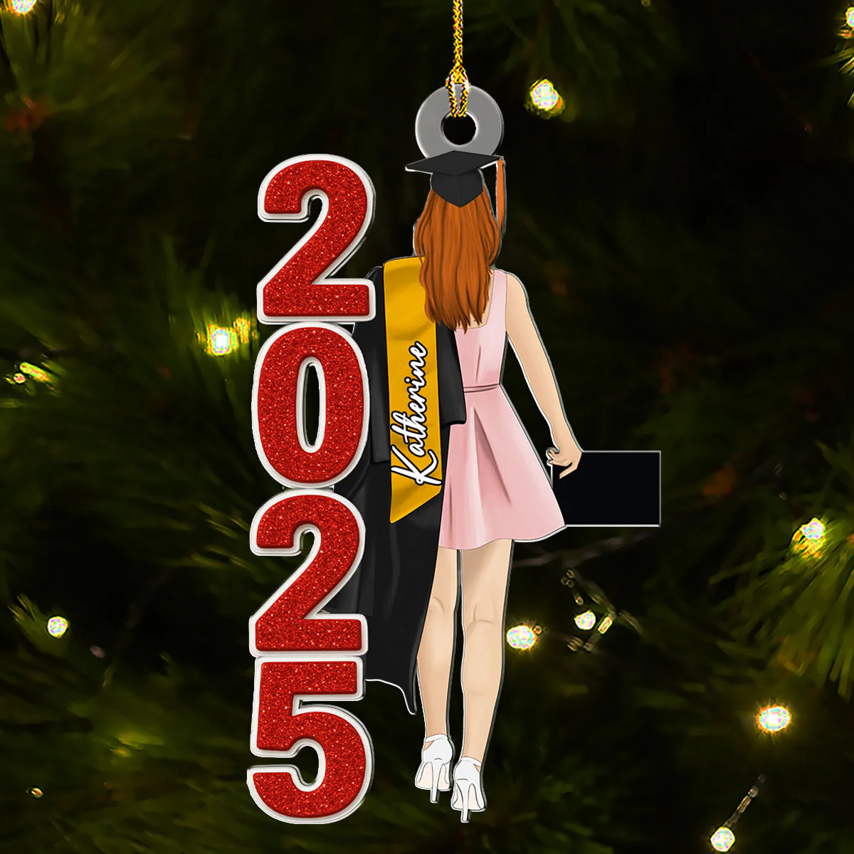 Class Of 2025 2026 - Personalized Custom Acrylic Ornament - Image 3