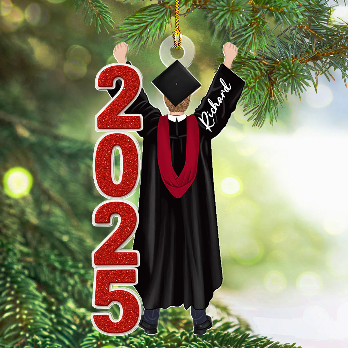 Class Of 2025 2026 - Personalized Custom Acrylic Ornament - Image 4