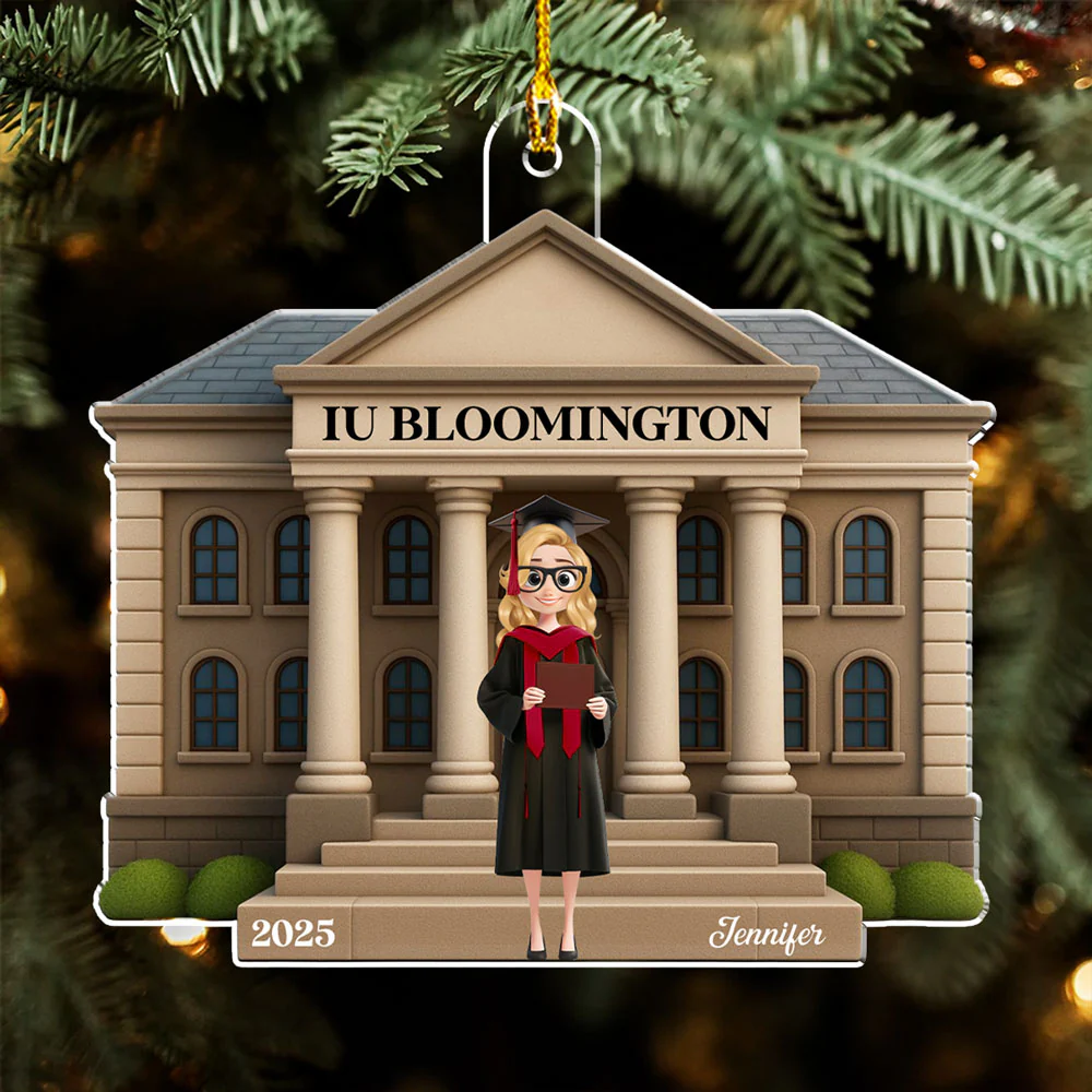 Class Of 2025 - Personalized Custom Acrylic Ornament - Image 3