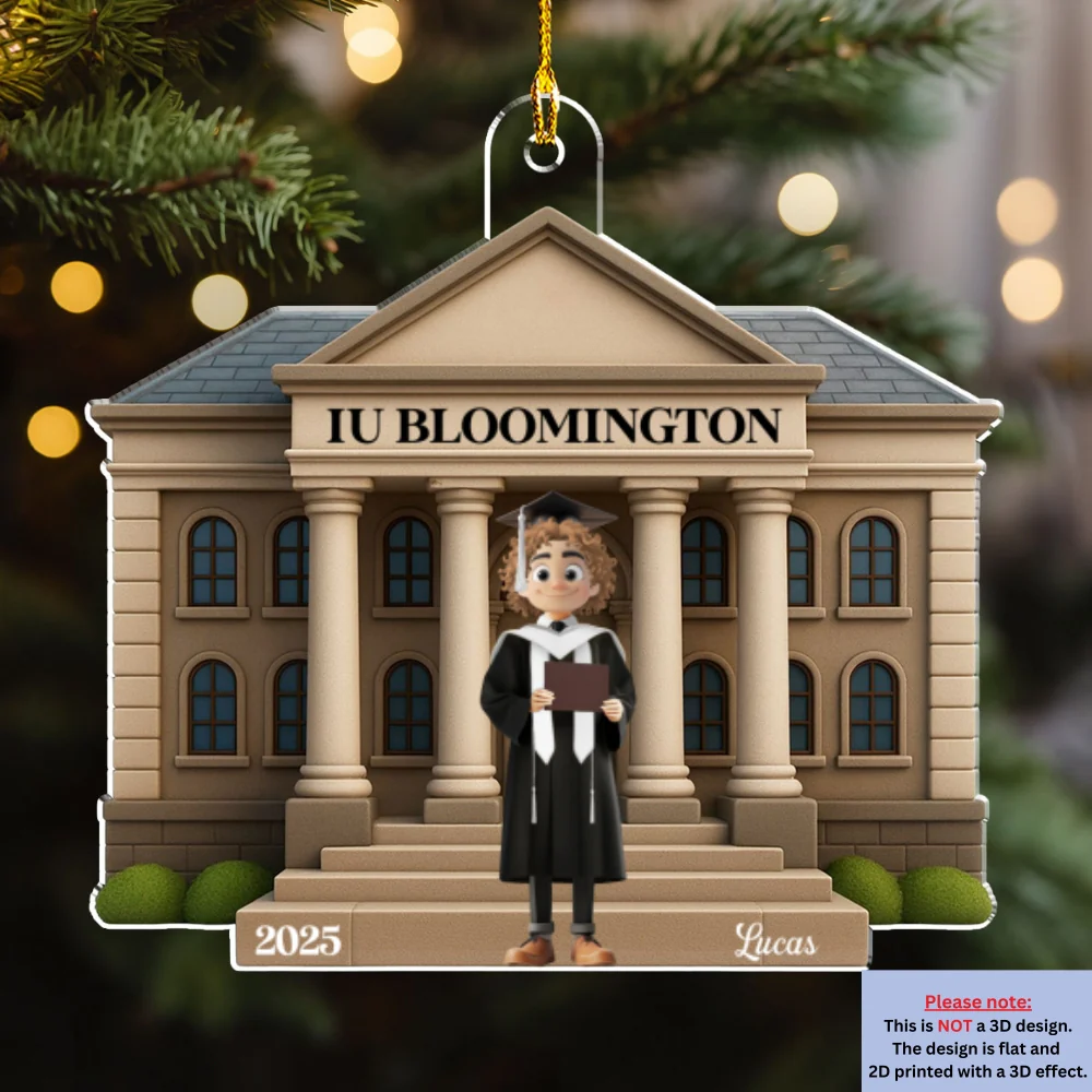 Class Of 2025 - Personalized Custom Acrylic Ornament - Image 7
