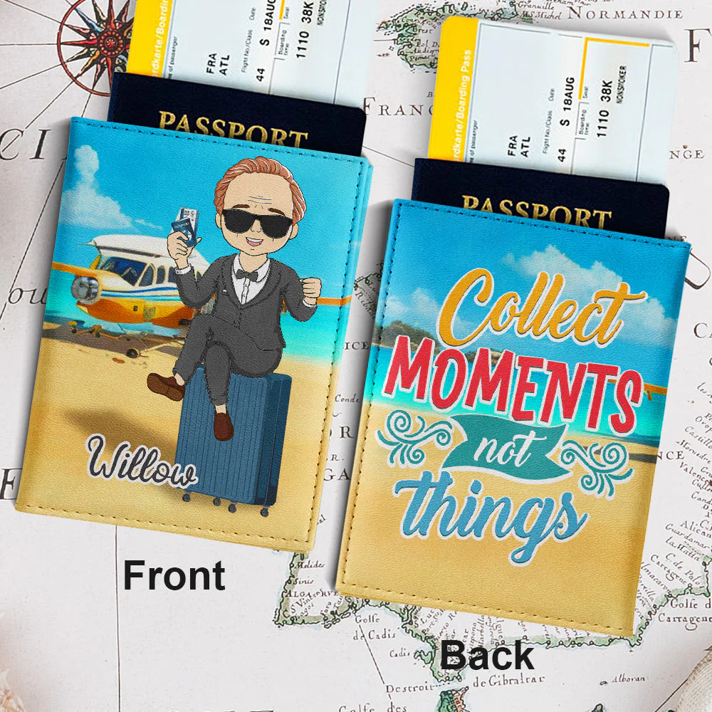 Collect Moments - Personalized Custom Passport Cover - Image 5