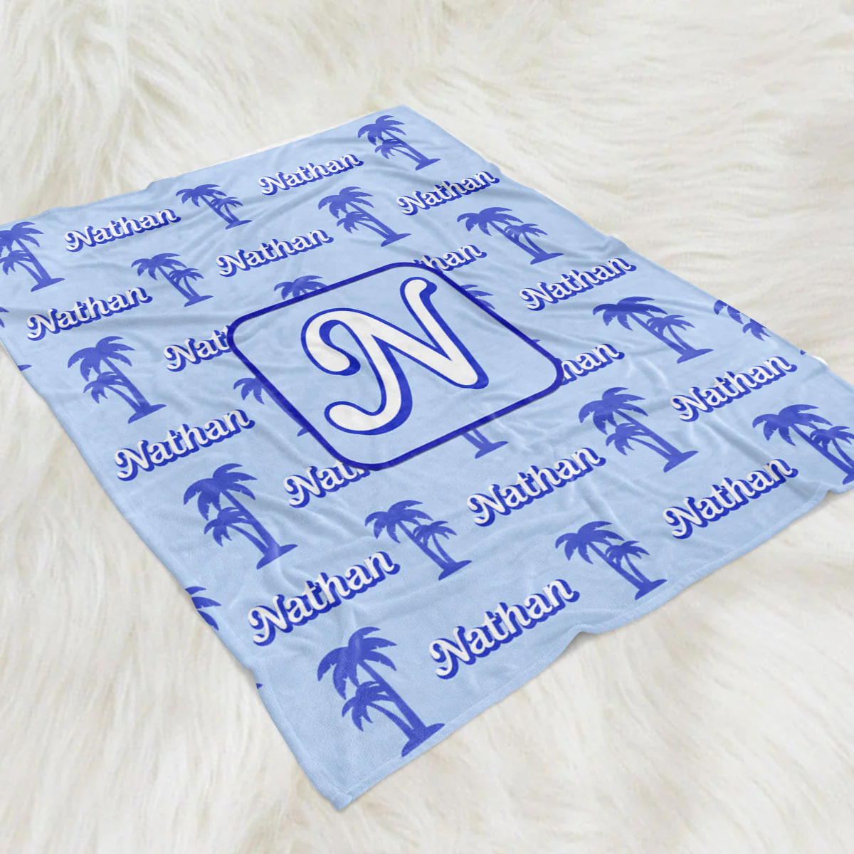 Colorful Island Dreams - Personalized Custom Fleece Blanket - Image 4