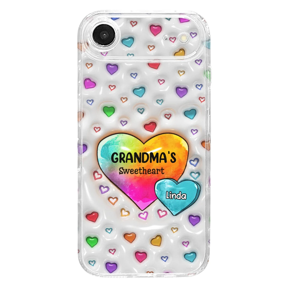 Colorful Sweethearts Grandma - Personalized Custom 3D Inflated Effect Phone Case - Image 29