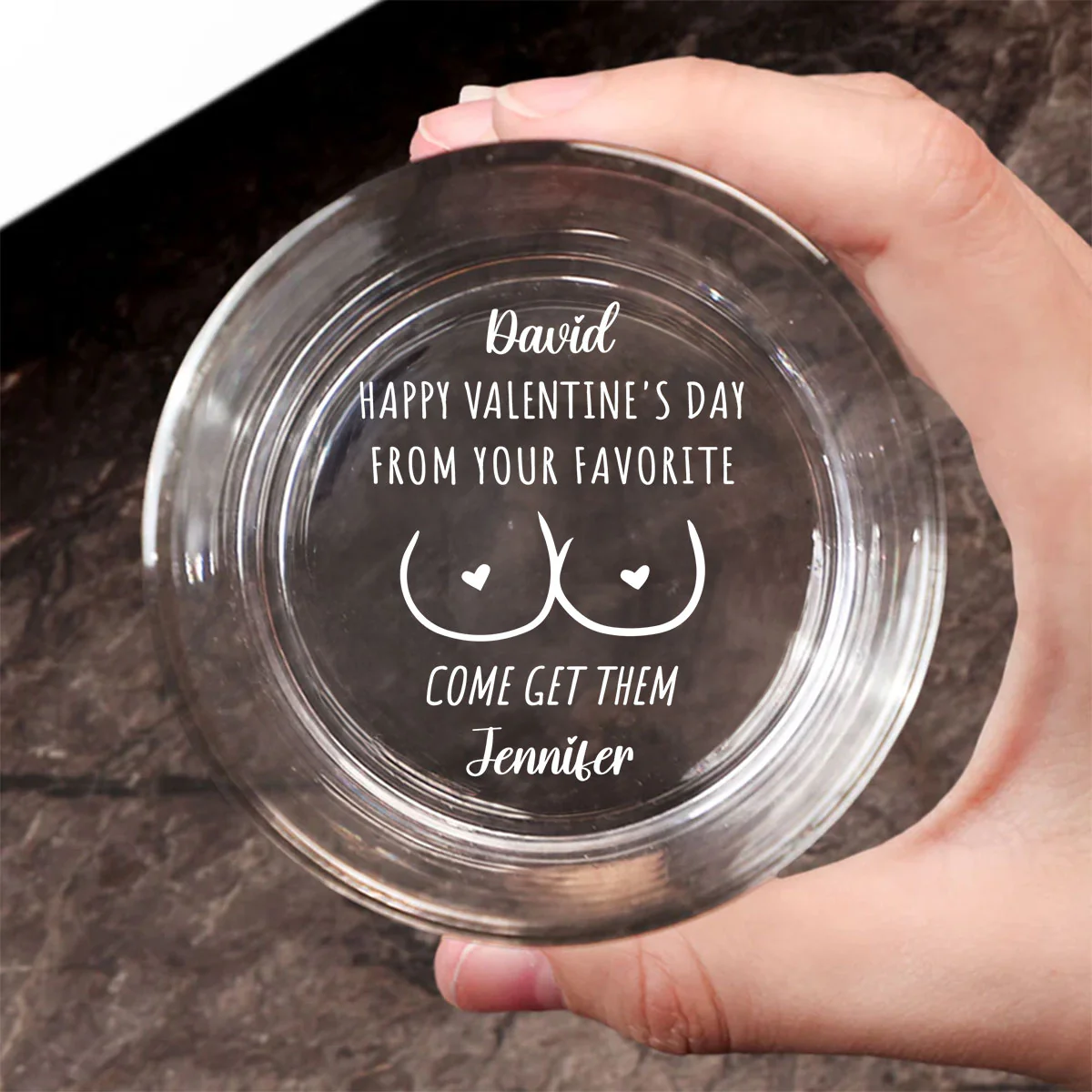 Come And Get Them - Personalized Custom Engraved Whiskey Glass