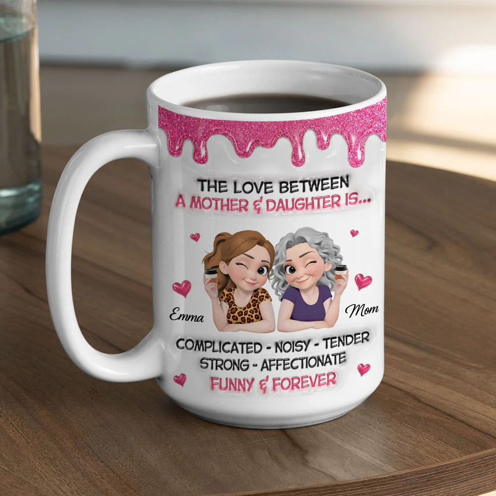 Complicated Noisy Tender - Personalized Custom 3D Inflated Effect Mug - Image 4