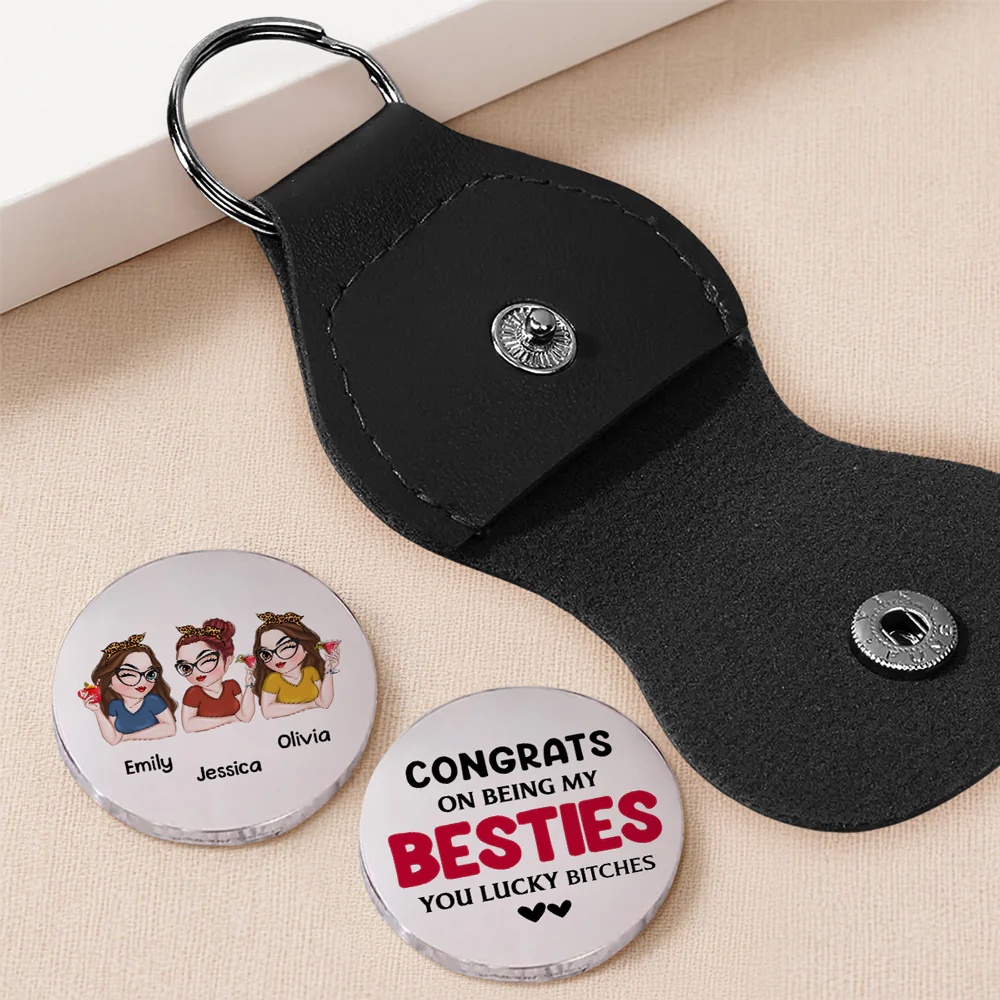 Congrats On Being My Bestie - Personalized Custom Pocket Hug - Image 2
