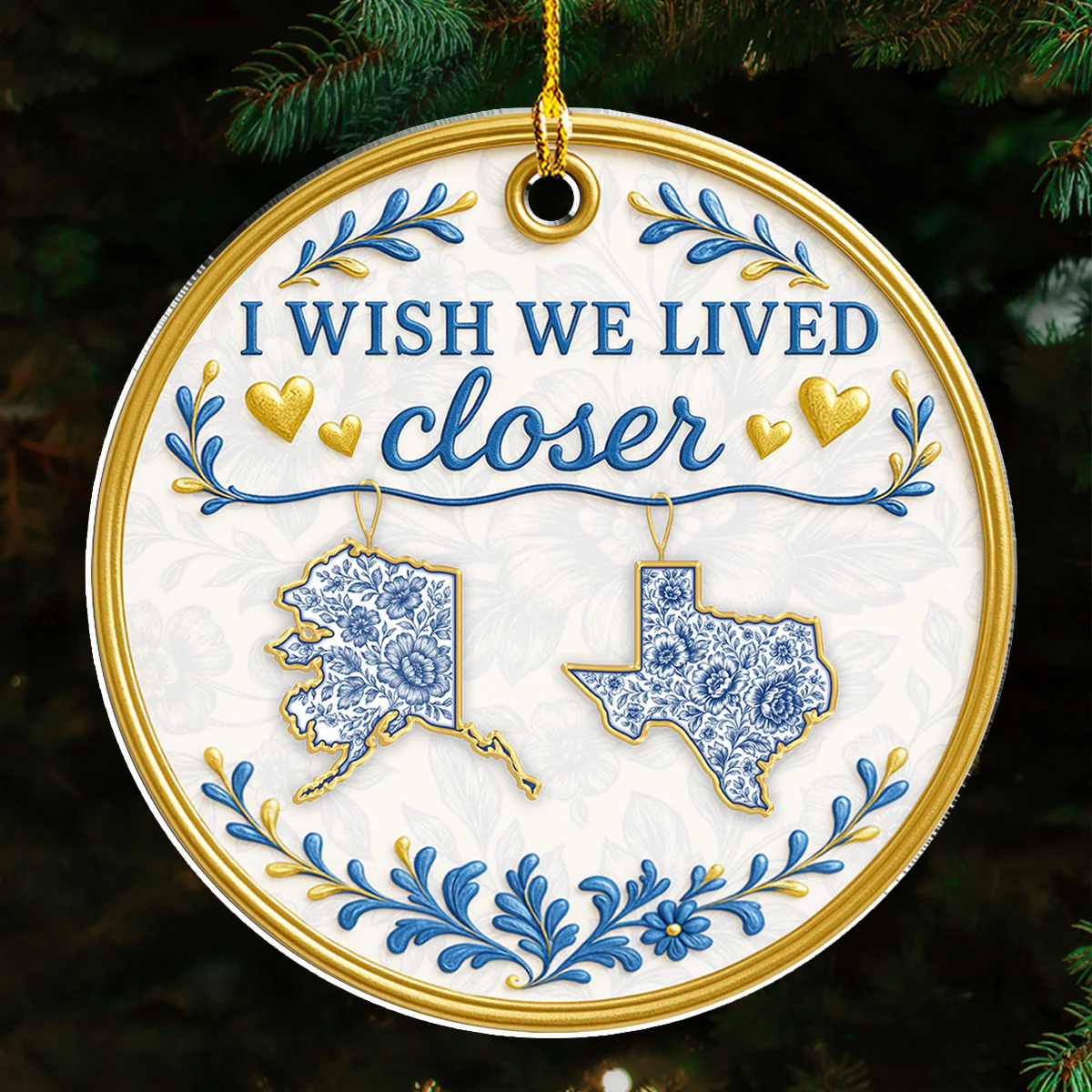 Congrats On Being My Besties - Personalized Custom Acrylic Ornament