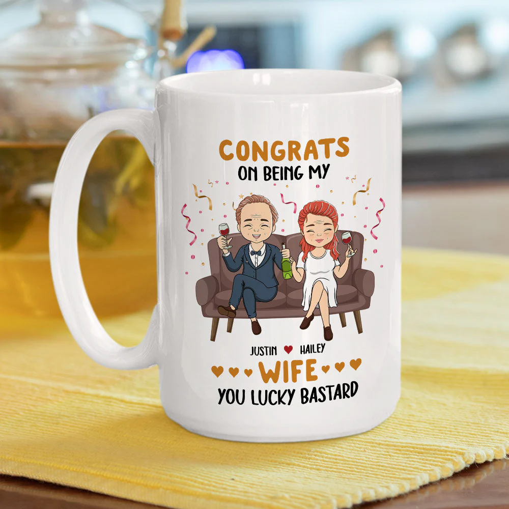 Congrats On Being My - Personalized Custom Coffee Mug - Image 5