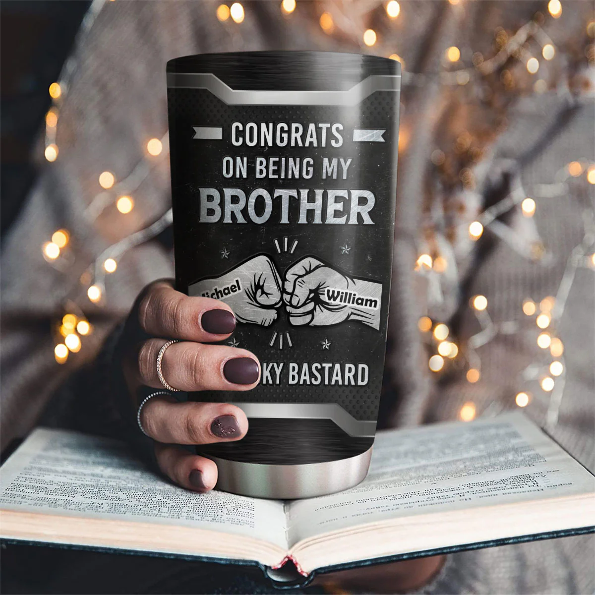 Congrats - Personalized Custom Tumbler - Image 4