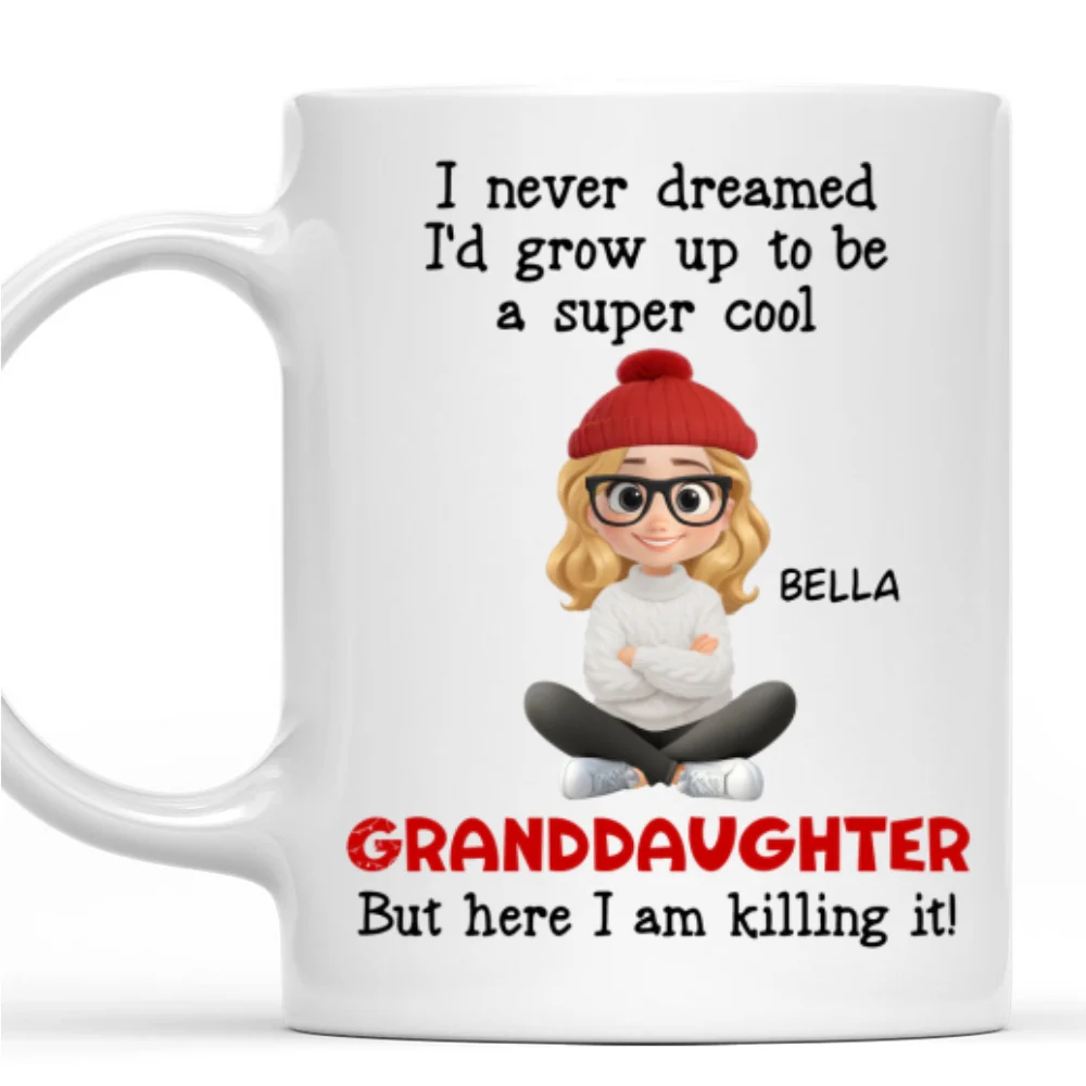 Cool Grandson - Personalized Custom Coffee Mug - Image 7