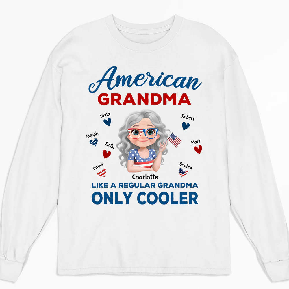 Cooler Grandma - Personalized Custom Shirt - Image 3