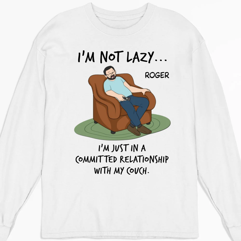 Couch Life Is My Type - Personalized Custom Shirt - Image 10