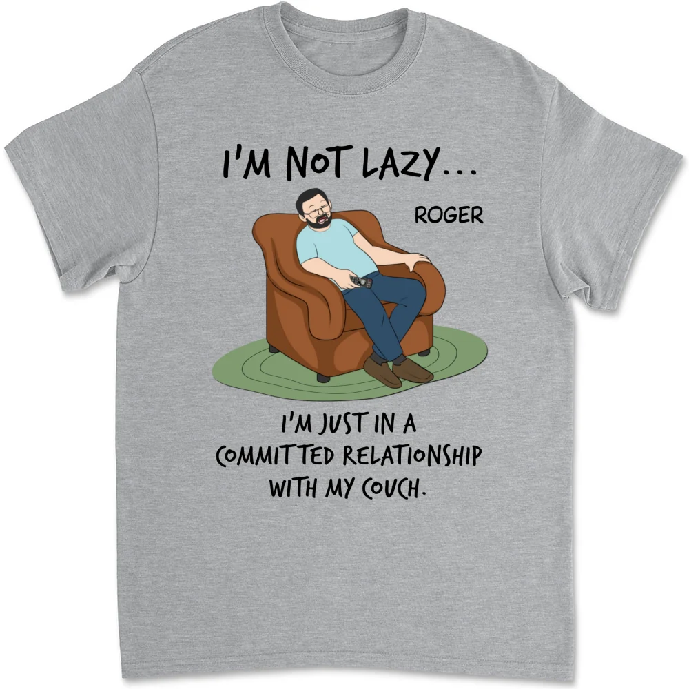 Couch Life Is My Type - Personalized Custom Shirt - Image 7