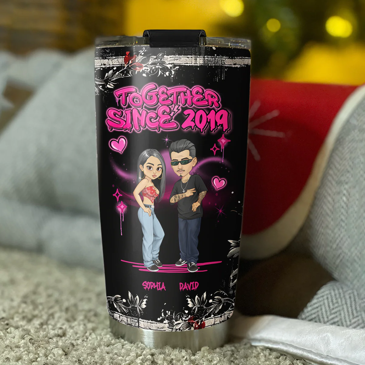 Couple 2024 - Personalized Custom Tumbler - Image 4