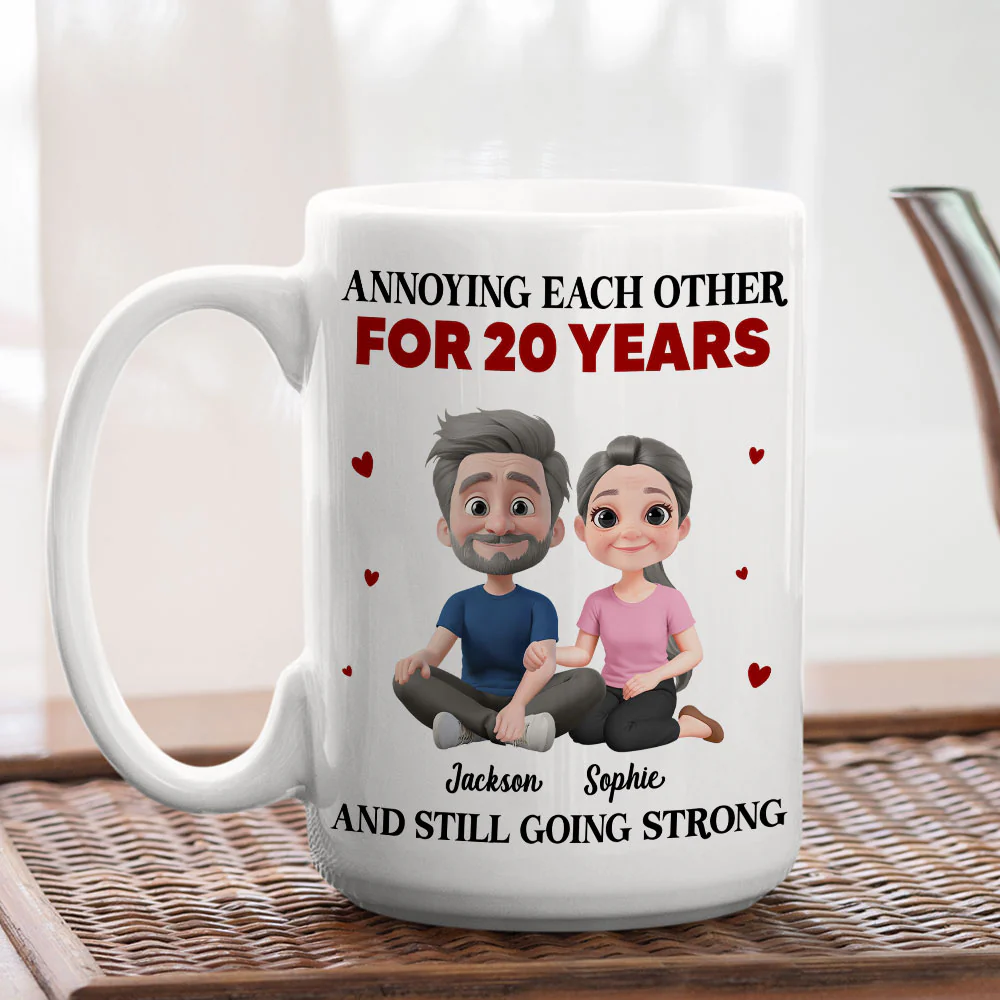 Couple Annoying For Years - Personalized Custom Coffee Mug - Image 5
