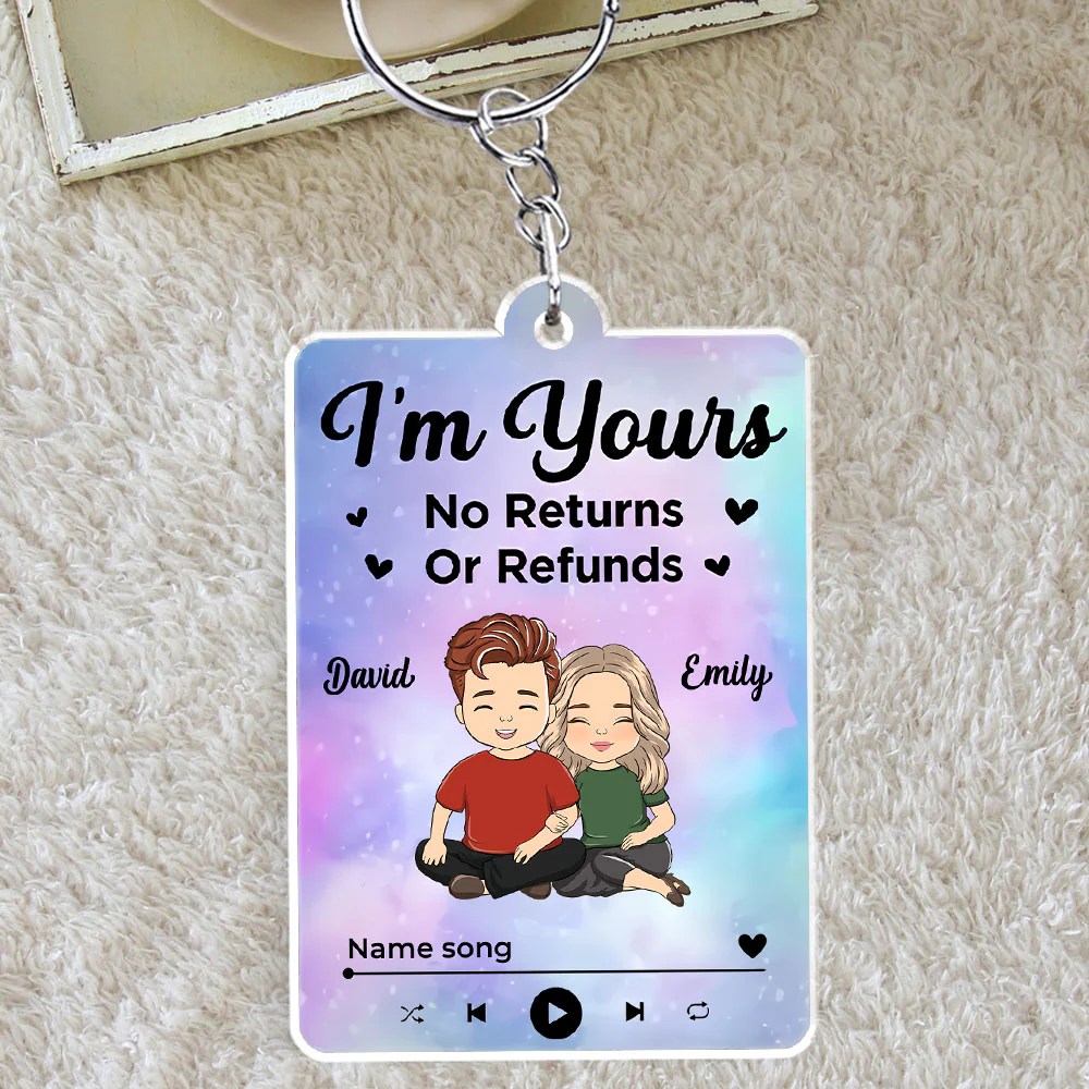 Couple Favorite Song - Personalized Custom Acrylic Keychain