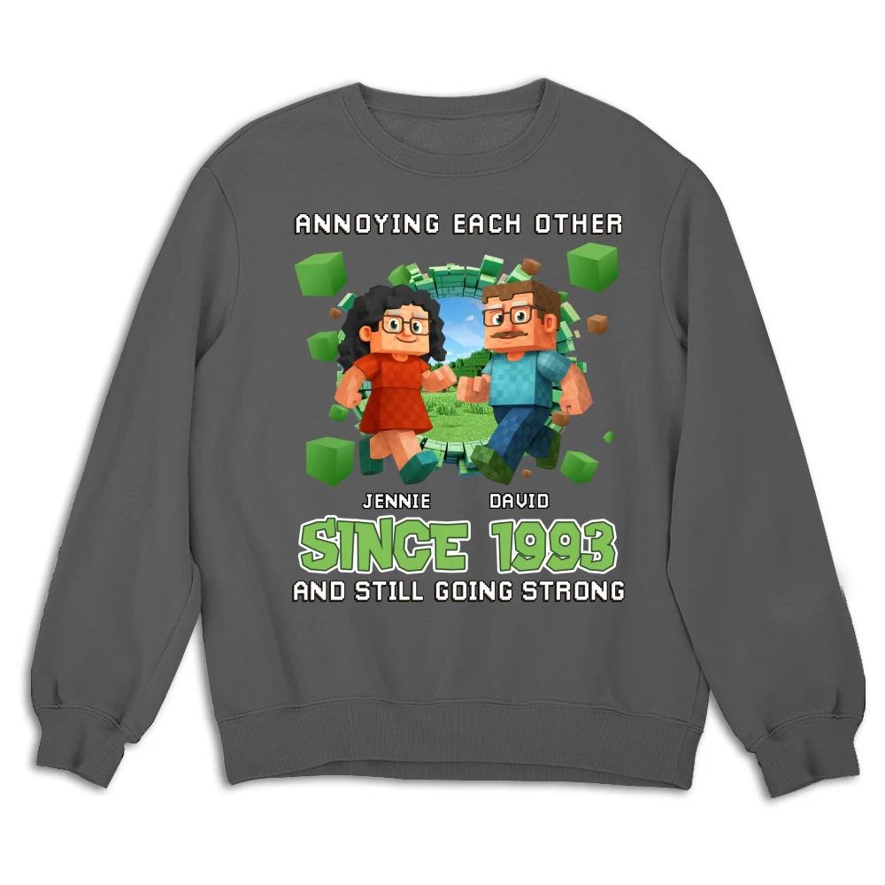 Couple Pixel - Personalized Custom Shirt - Image 14
