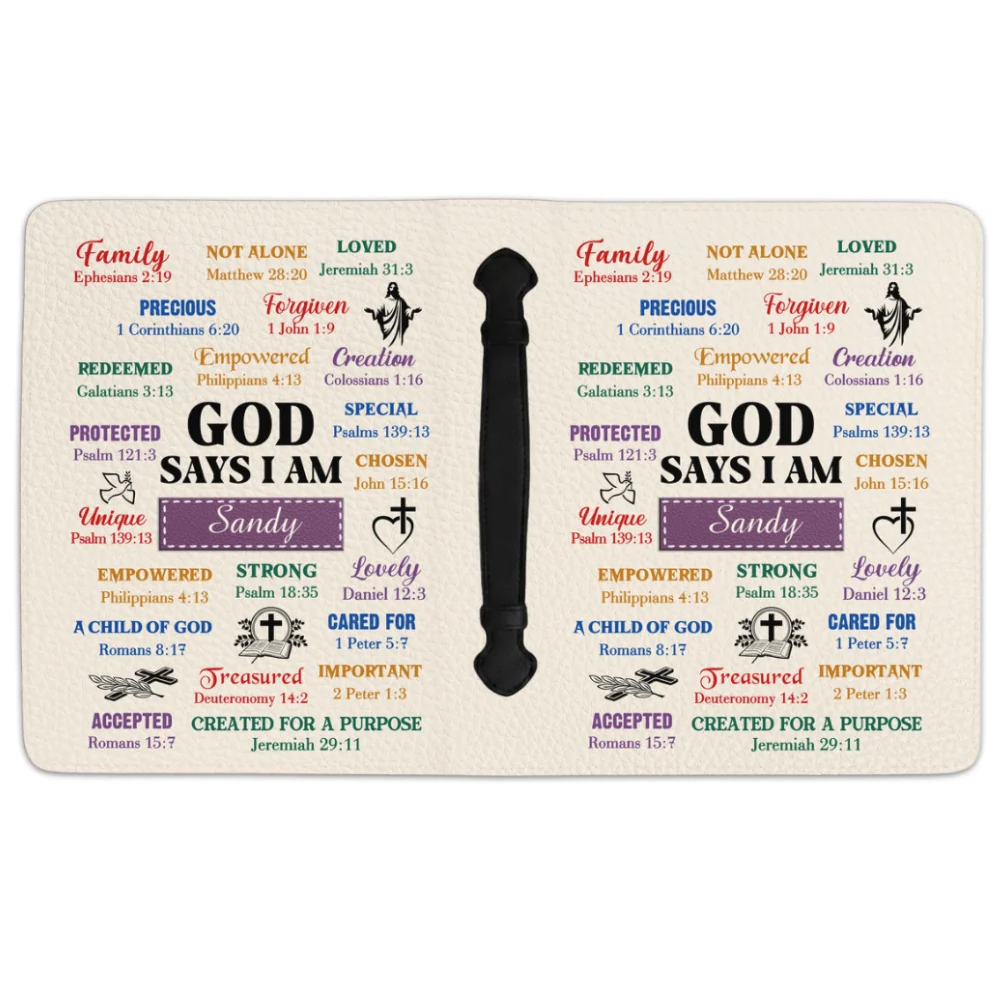 Covered By Grace - Personalized Custom Bible Cover - Image 8