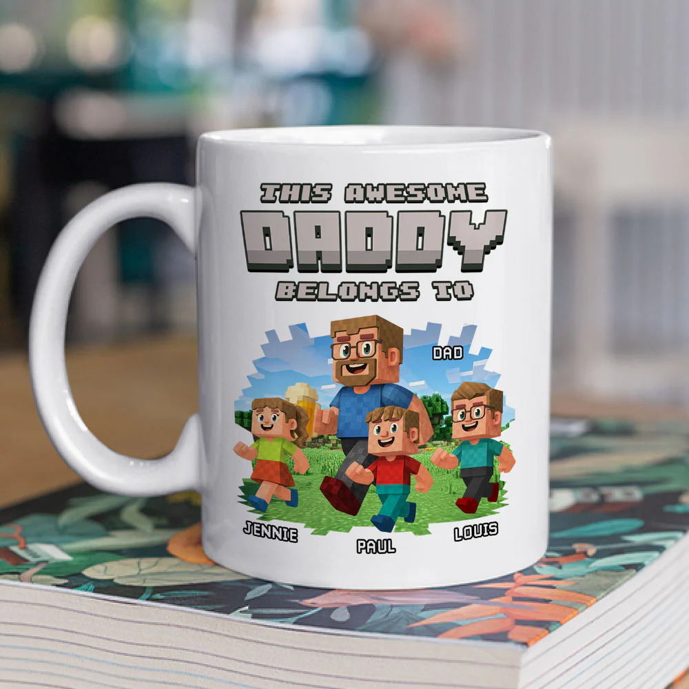 Crafted With Love - Personalized Custom Coffee Mug - Image 2