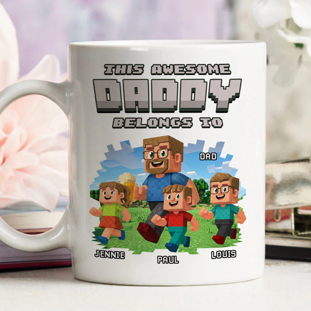 Crafted With Love - Personalized Custom Coffee Mug - Image 3