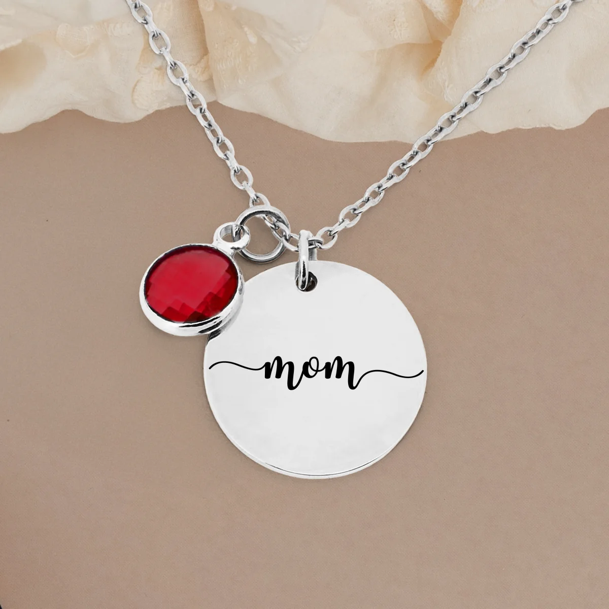 Crafting Unique Identities - Personalized Custom Birthstone Necklace - Image 7
