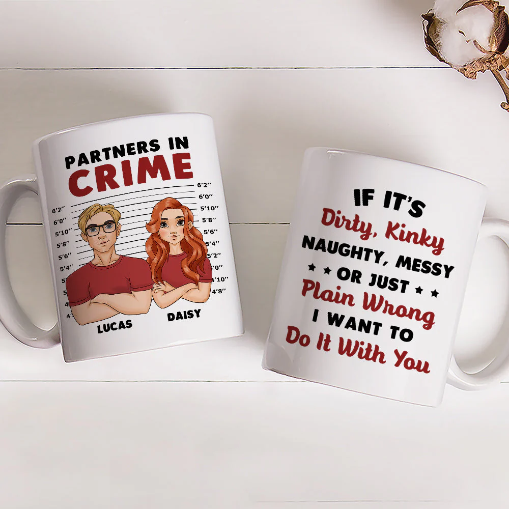 Crime Partners - Personalized Custom Coffee Mug - Image 3