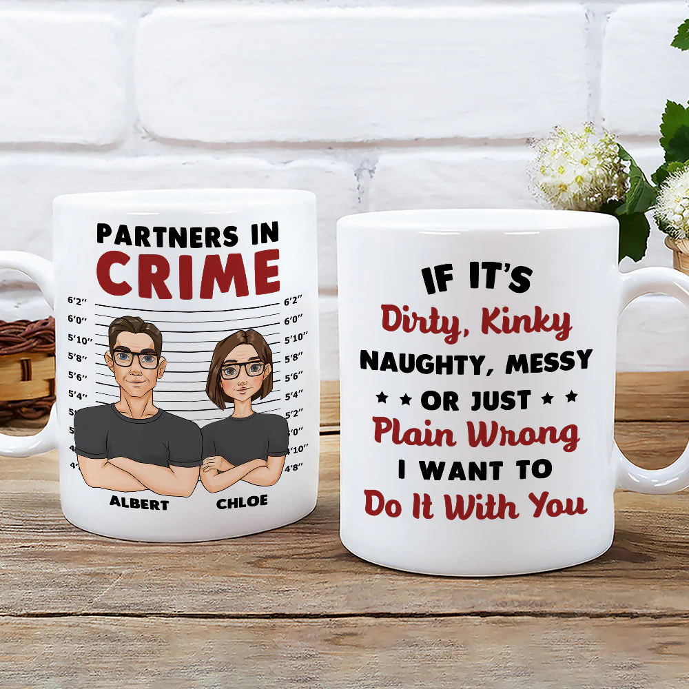 Crime Partners - Personalized Custom Coffee Mug - Image 4