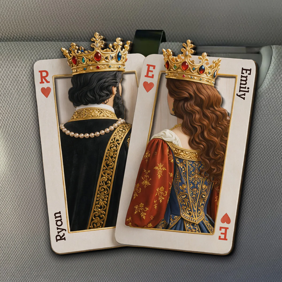 Crowned In Power - Personalized Custom Car Visor Clip