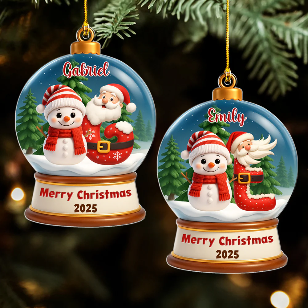 Crystal Ball - Personalized Custom Acrylic Ornament