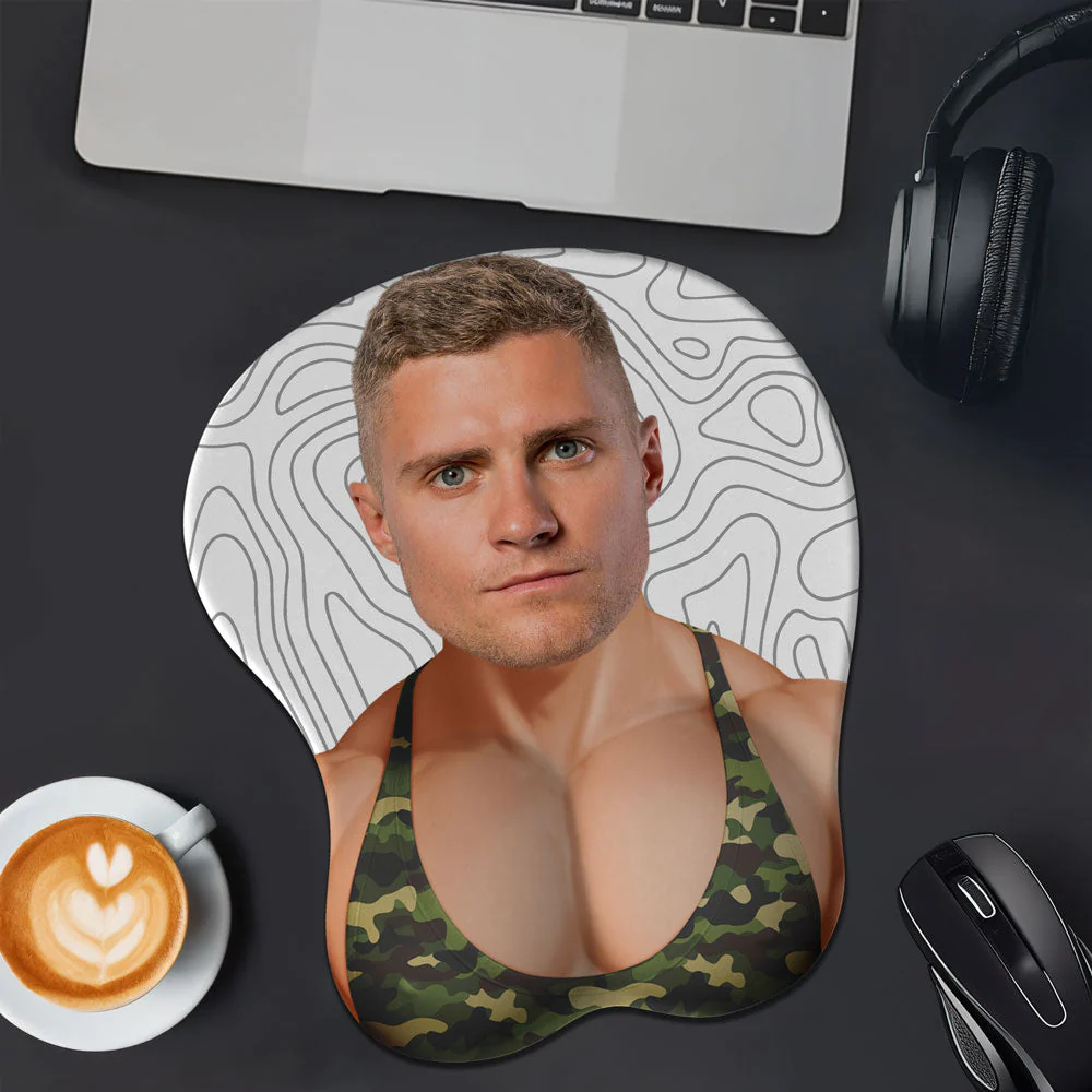 Custom Face Couple Prank - Personalized Custom 3D Mouse Pad - Image 6