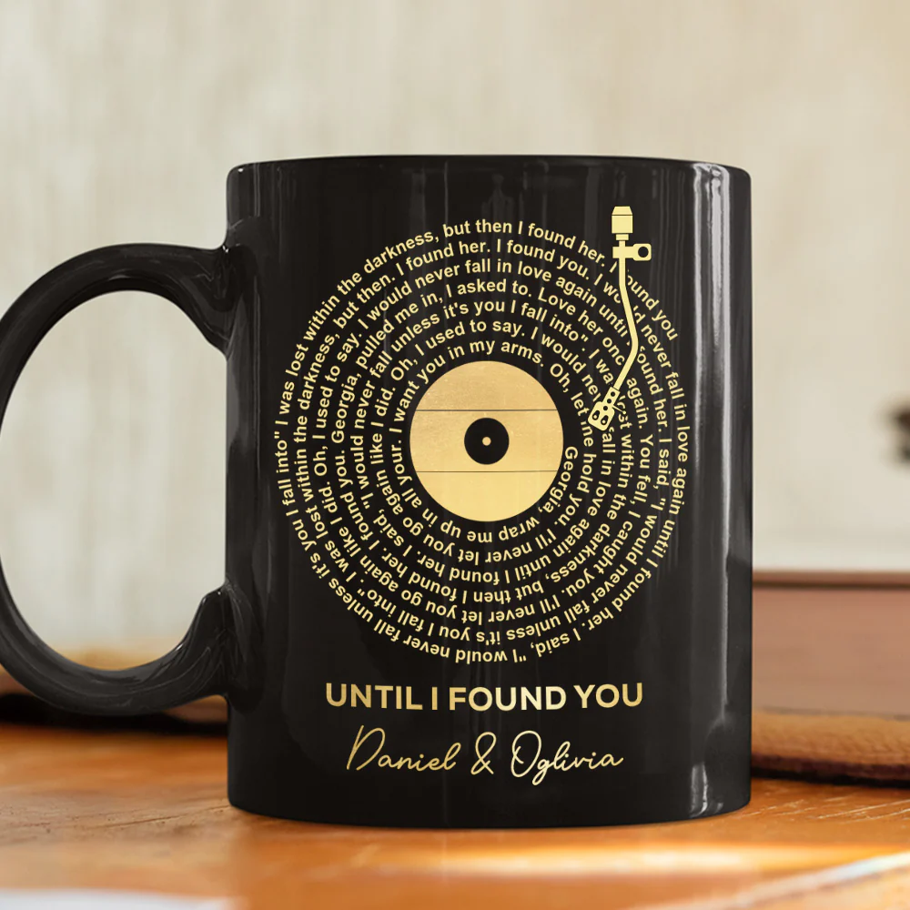 Custom Favorite Spiral Song Lyrics - Personalized Custom Coffee Mug - Image 3