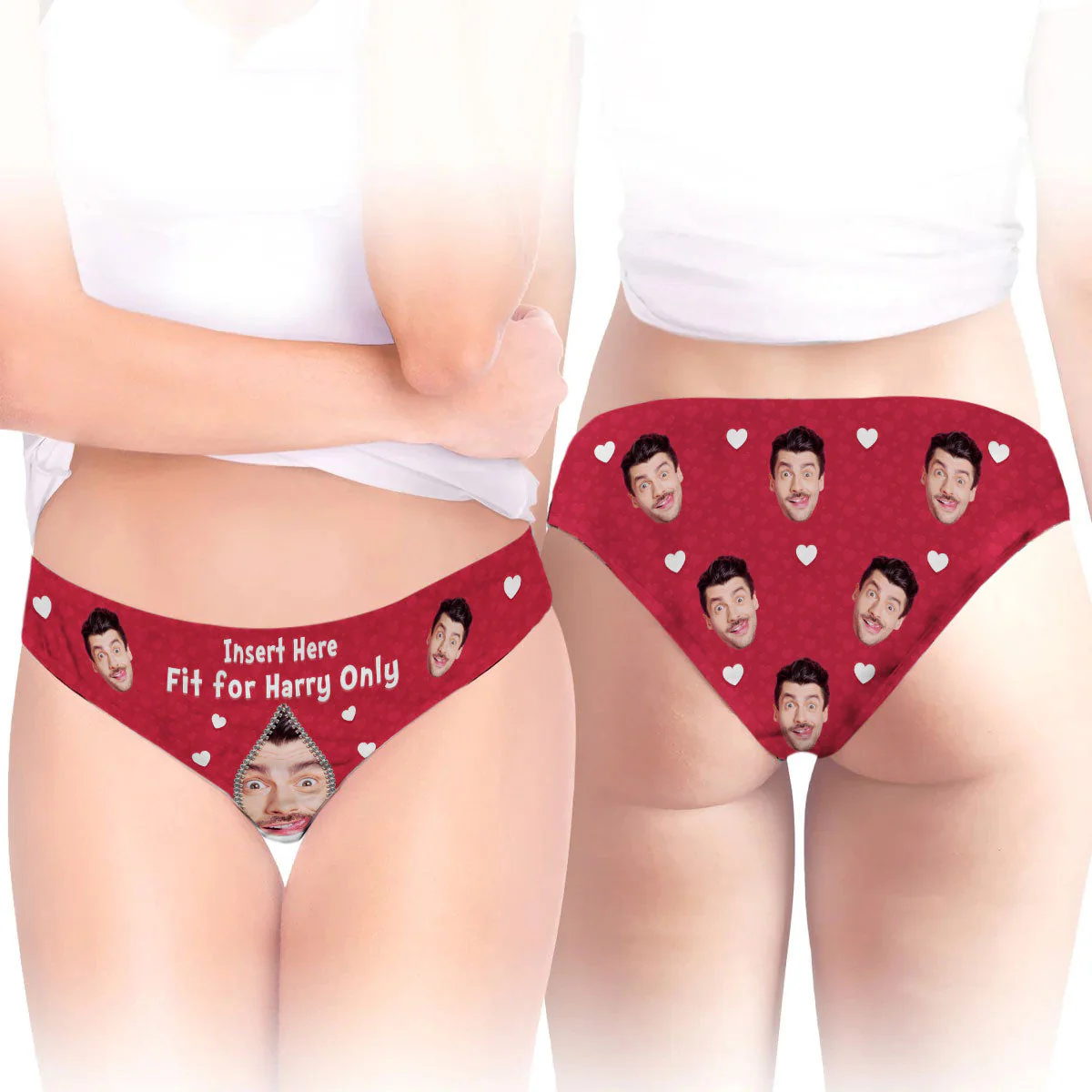 Custom Fit For Only My Husband - Personalized Women Briefs - Image 2