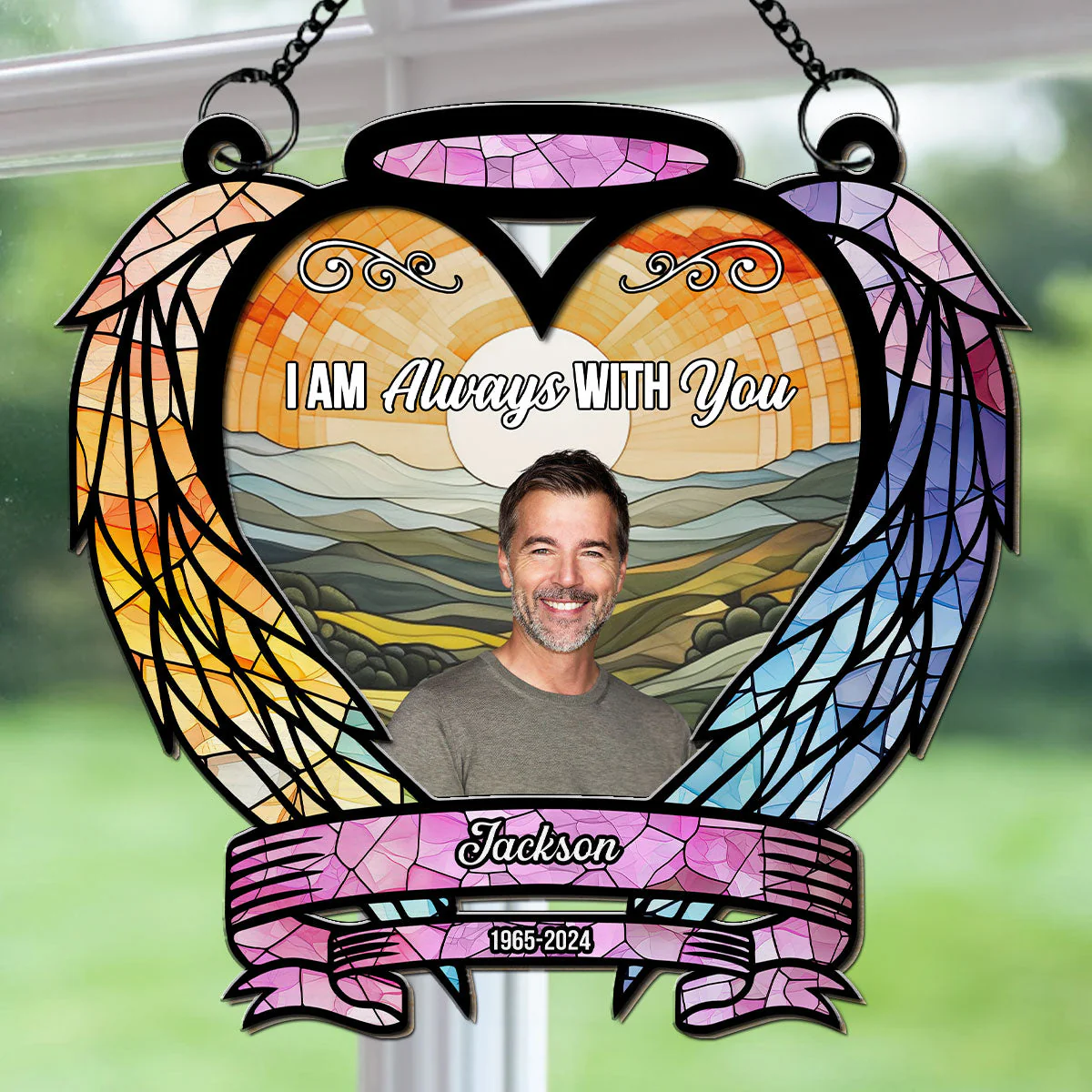 Custom Photo Always On Our Minds - Personalized Custom Suncatcher - Image 4