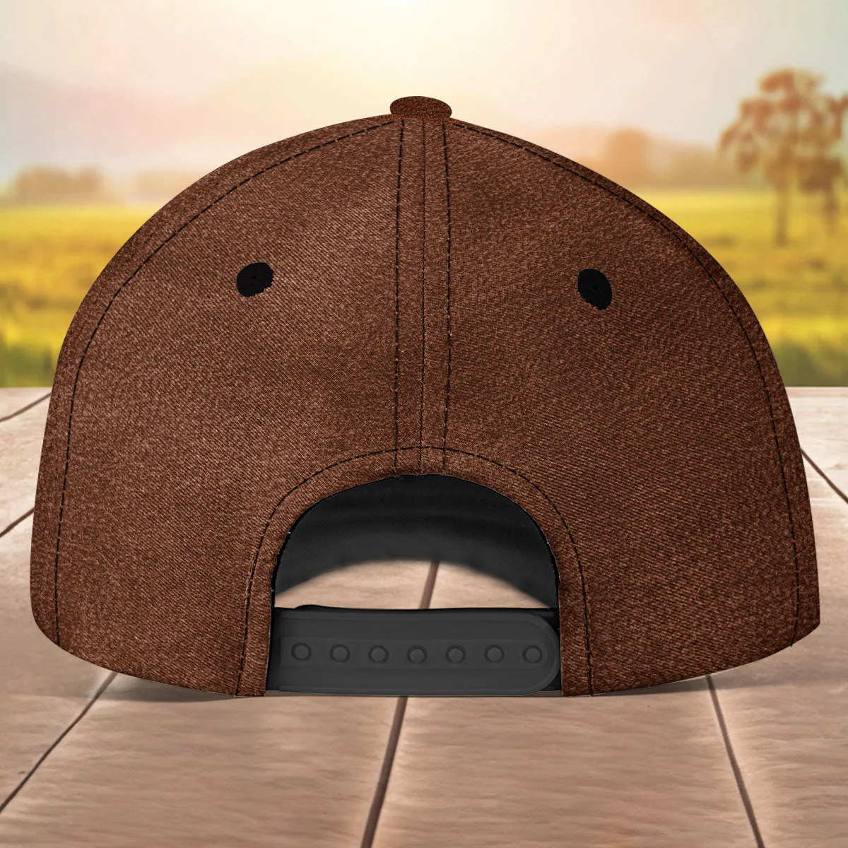 Custom Photo Best Papa Ever - Personalized Classic Cap - Image 5
