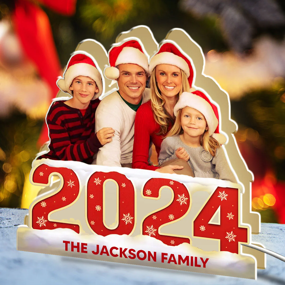 Custom Photo Family 2024 - Personalized Custom Light Box - Image 3
