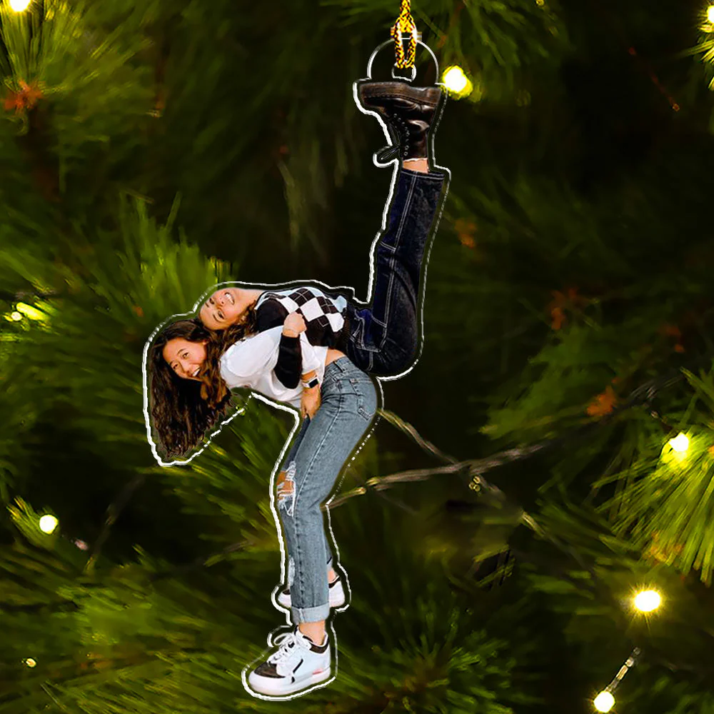 Custom Photo Forever Friend - Personalized Custom Acrylic Ornament - Image 5