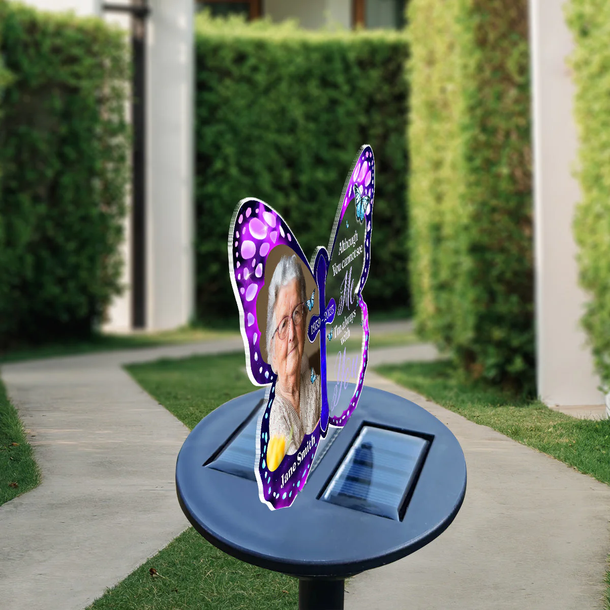 Custom Photo Your Wings Were Ready Ver 2 - Personalized Custom Solar Light - Image 4