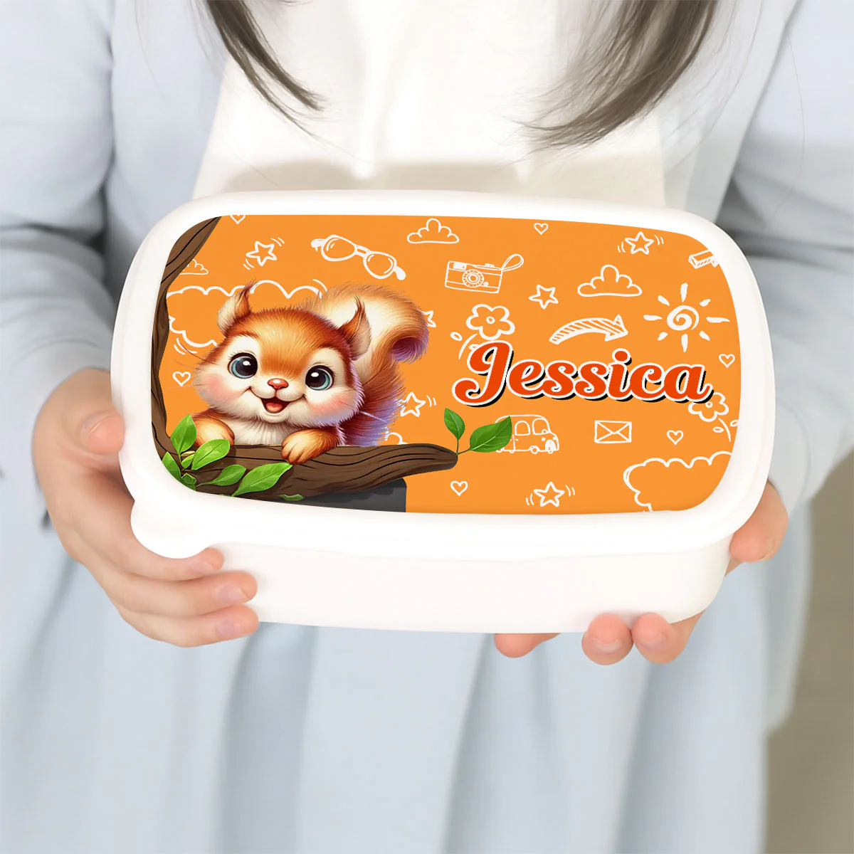 Cute Animal Safe - Personalized Custom Lunch Box - Image 4