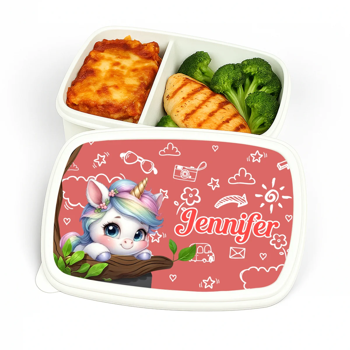 Cute Animal Safe - Personalized Custom Lunch Box - Image 6